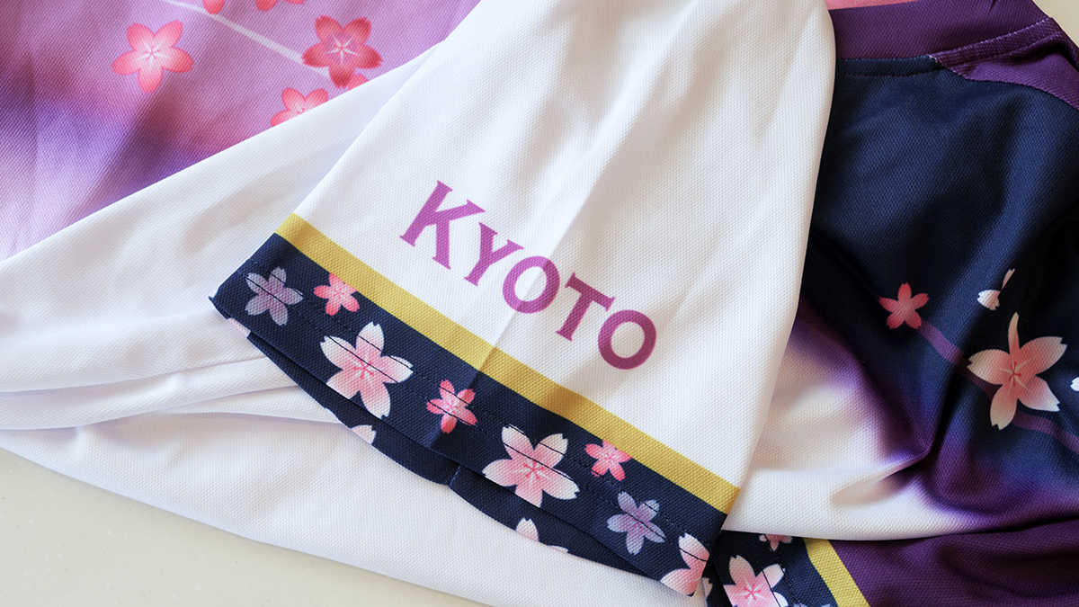 京都フローラ KYOTO Flora 女子 プロ ソフトボール ユニフォーム ウェア シャツ 昇華プリント_画像4