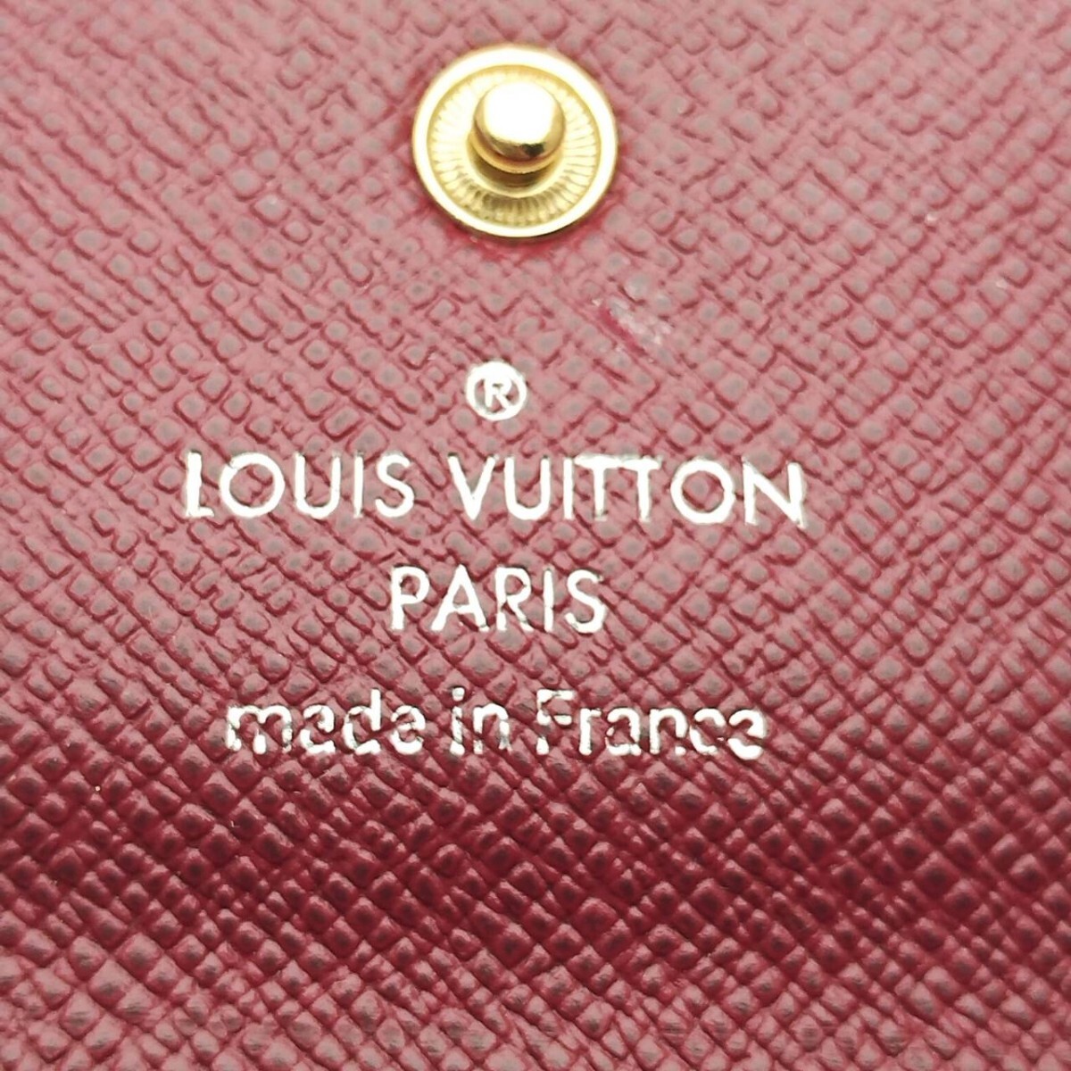 ルイヴィトン　LOUISVUITTON　フューシャ　４連　モノグラム　キーケース　メモ４