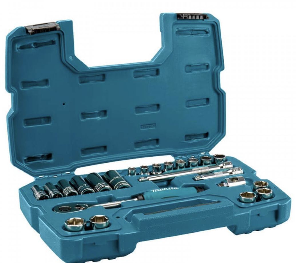 新品・未使用 makita Makita マキタ ソケットレンチセット ラチェットレンチ マキタ18V 電動インパクトドリル 大工道具 電気工事工具_画像2