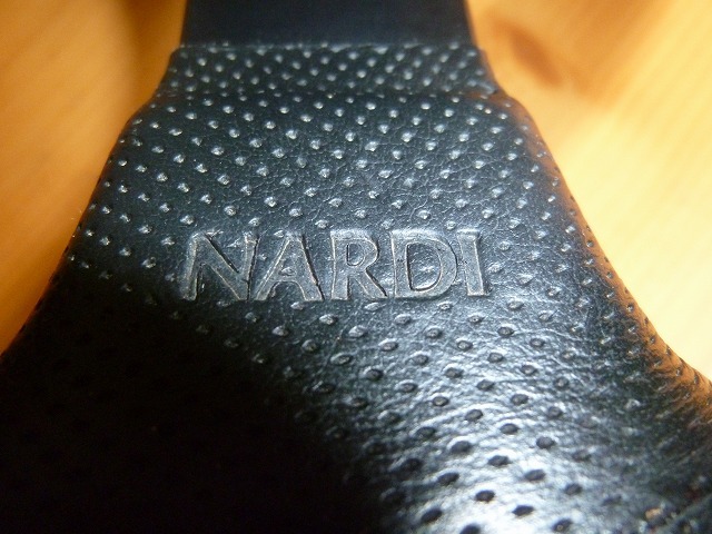 NARDI steering gear TYPE Rally punching leather deep cone that time thing 