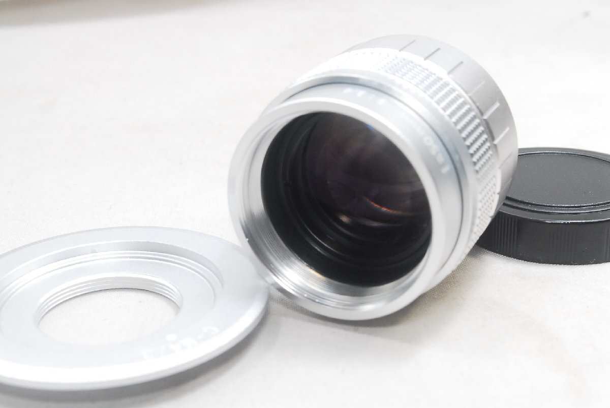 ★新品未使用品★Panasonic パナソニック OLYMPUS オリンパス マイクロフォーサーズ CCTV 50mm F1.4 Cマウント m4/3 マニュアルレンズ SIL_画像2