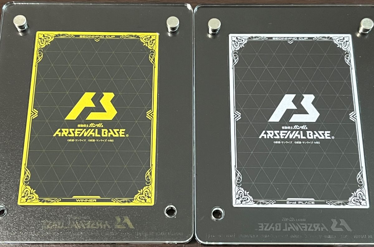 機動戦士ガンダム アーセナルベース ビギニングカップ優勝&準 機動戦士ガンダム アーセナルベース ビギニングカップ優勝&準