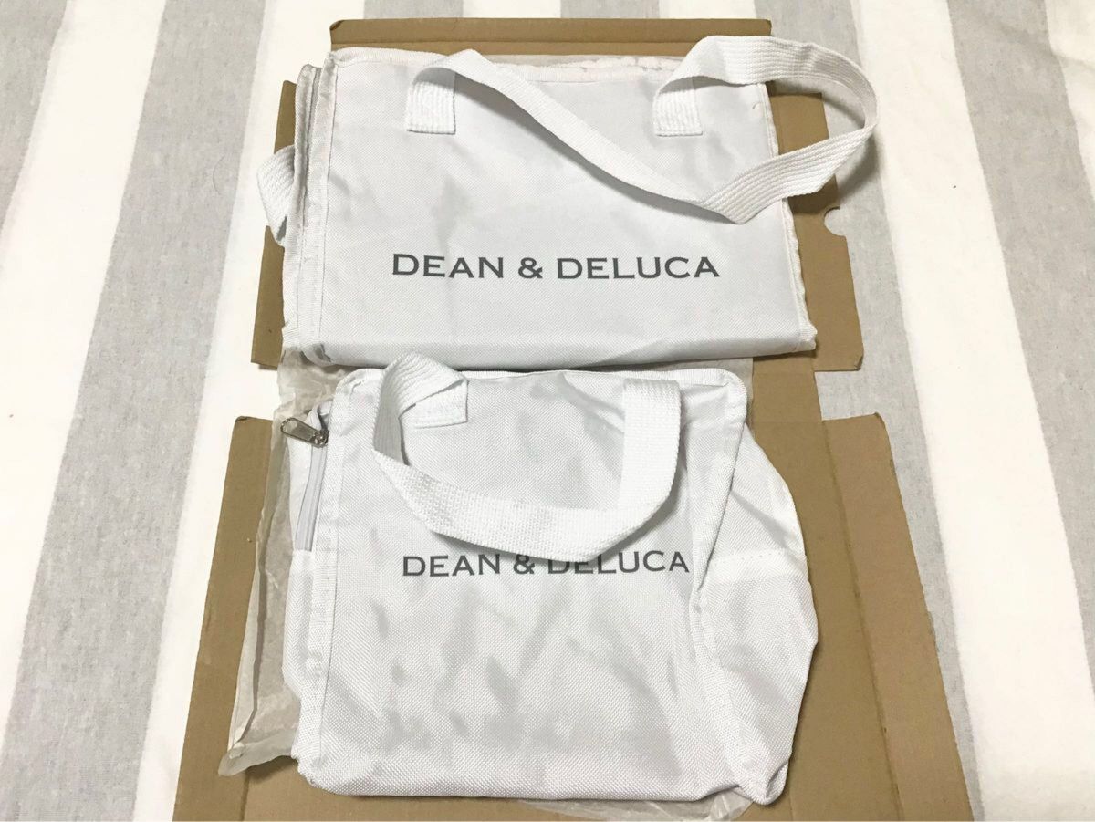 ディーンアンドデルーカ　 DEAN&DELUCA 保冷バック クーラーバッグ　2個セット　軽量　廃盤　大人気　ホワイト　白