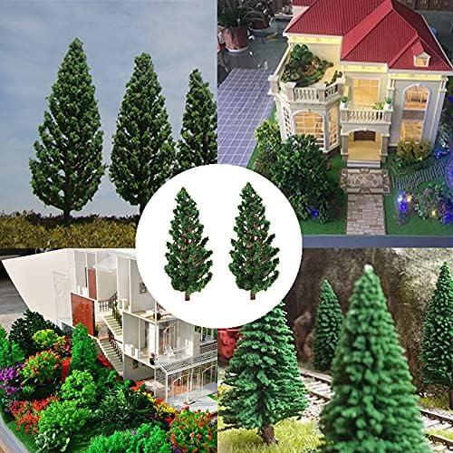 ジオラマ 樹木 モデルツリー 鉄道模型 木 樹木模型 鉄道 建築模型材料 松の木 箱庭 情景コレクションザ ミニチュア 50本セット 約78mm_画像6