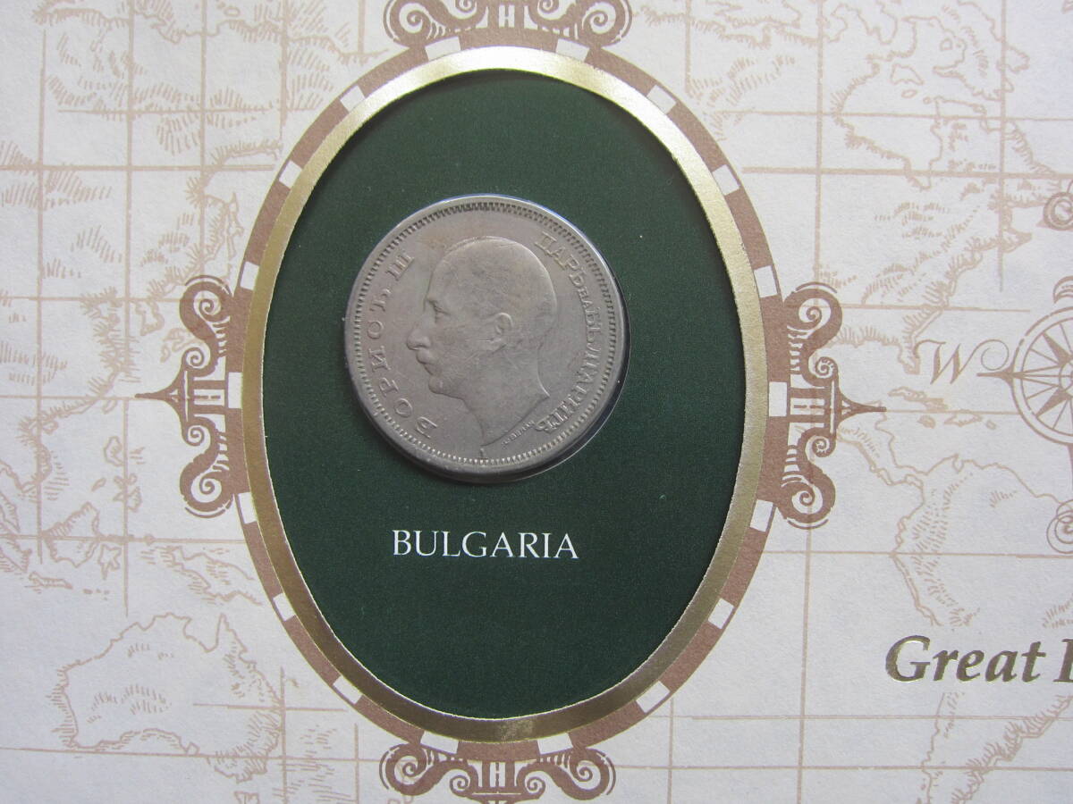 1940年　ブルガリア　50レフ白銅貨　　図柄表面：ボリス３世国王像　サイズ：径26.0ｍｍ_画像3