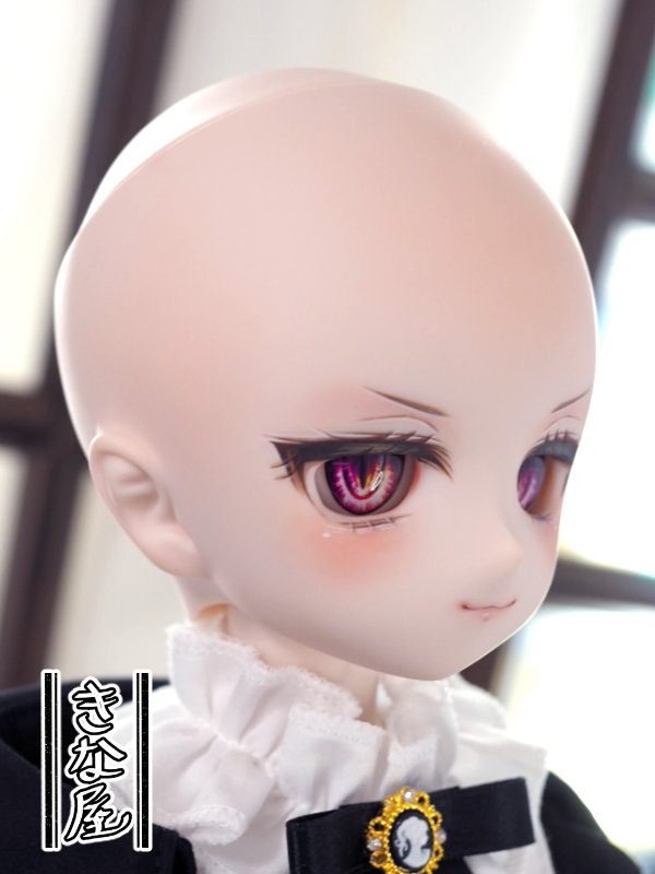 【きな屋】DDH-01 カスタムヘッド (セミホワイト肌)+アイ+角※ソフビ盛り_画像10