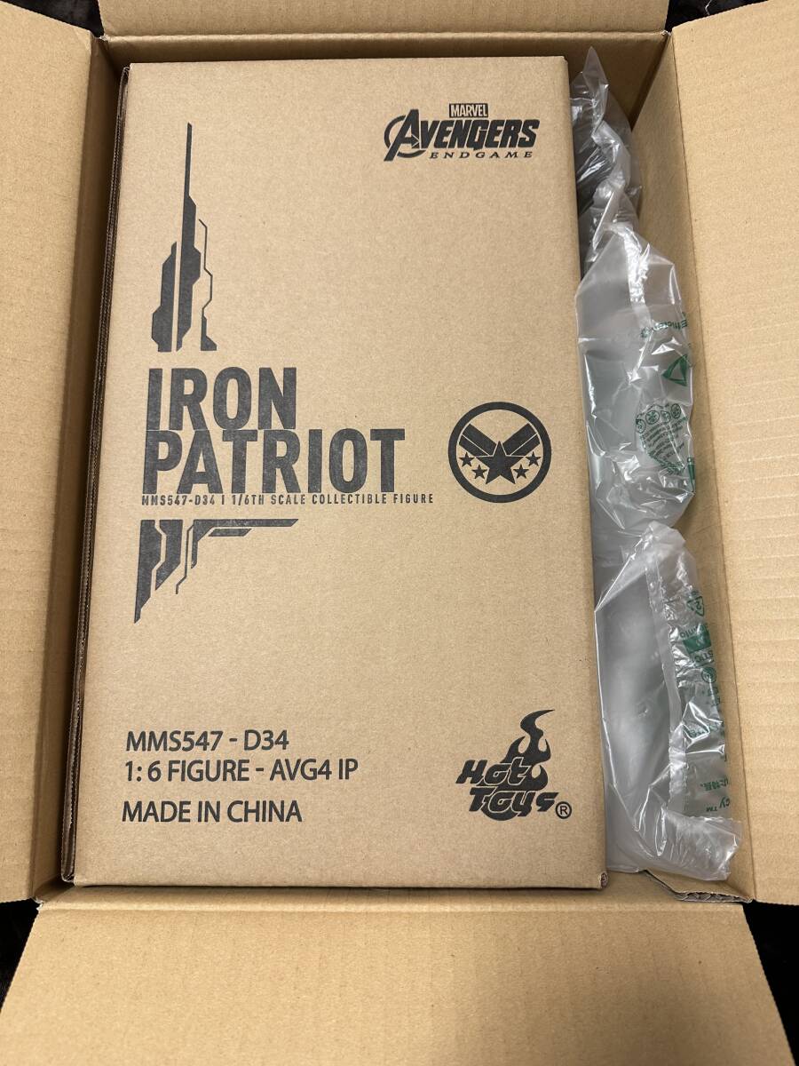 ヨドバシ購入 送料込 新品 HotToys アイアンパトリオット アベンジャーズ エンドゲーム 1/6 ホットトイズ ムービーマスターピース DIECAST_画像2