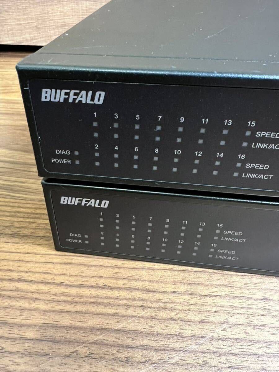 BUFFALO BS-GS2016バッファロー 16Port Gigabit Switch バッファロー 2台セット 動作確認済み②の画像3