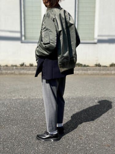 sacai MA-1 × Suiting Bouson サイズ1 ドッキング ジャケット sacai MA-1 × Suiting Bouson サイズ1 ドッキング ジャケット