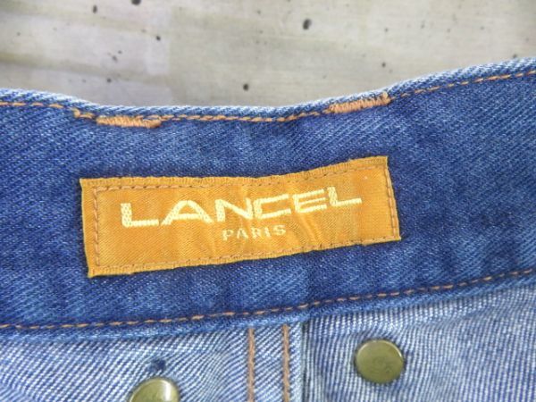 4150b15◆日本製◆90cm◆LANCEL ランセル 豪華刺繍 デニムパンツ W37/デニムジーンズ/ジーパン/ジャケット/ポロシャツ/ブルゾン/ゴルフ_画像8