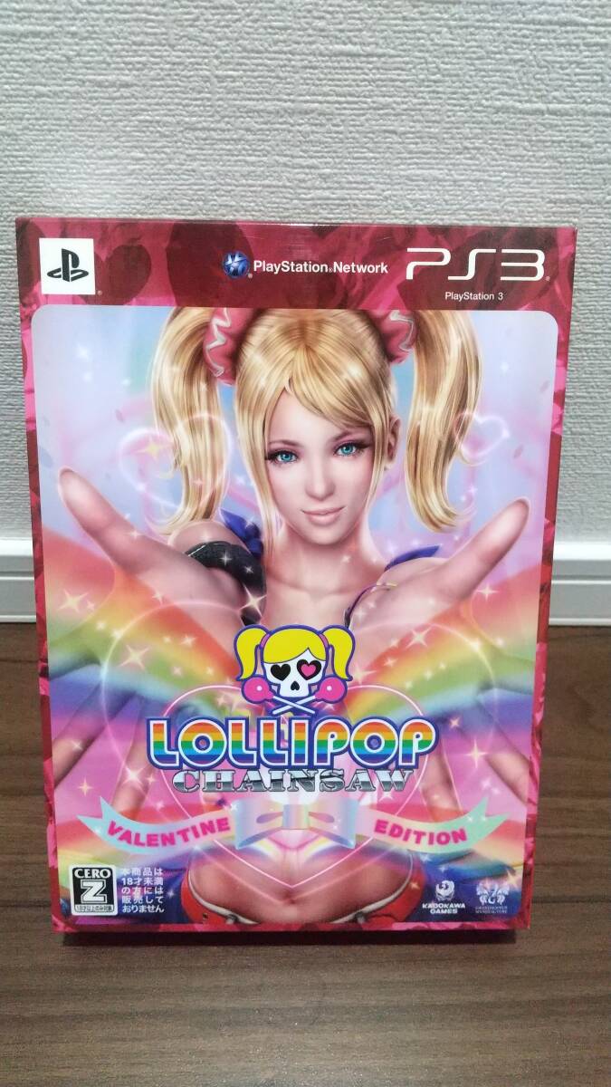 PS3ソフト LOLLIPOP CHAINSAW VALENTINE EDITION 豪華版 開封済み品 ロリポップチェーンソー バレンタインエディション_画像1