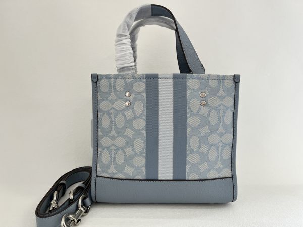  Coach COACH handbag lady's shoulder bag 2WAY Jaguar do light blue storage bag attaching new goods unused 