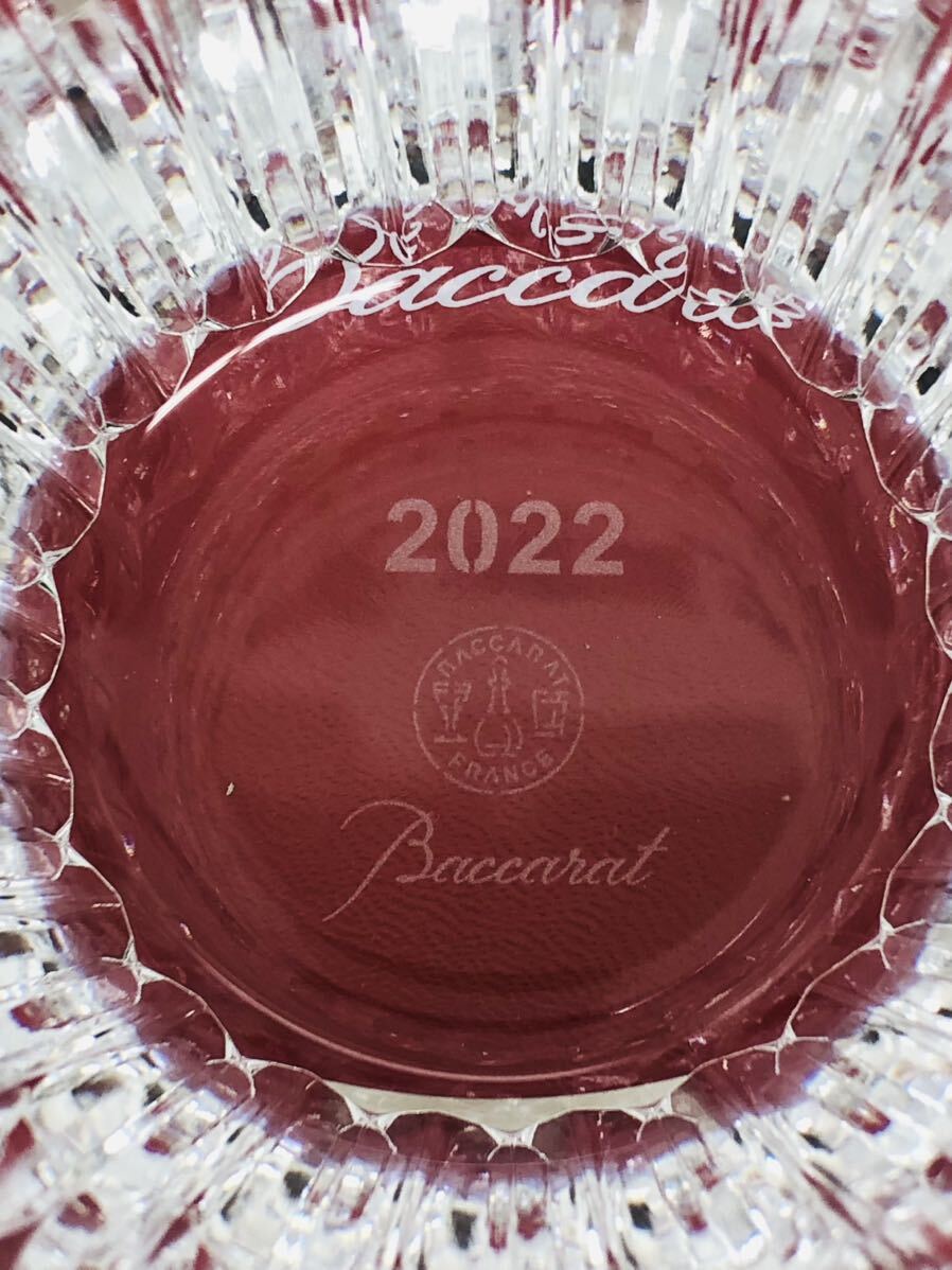 Baccarat バカラ ロックグラス YEARグラス「2022」タンブラー 箱付 _画像3