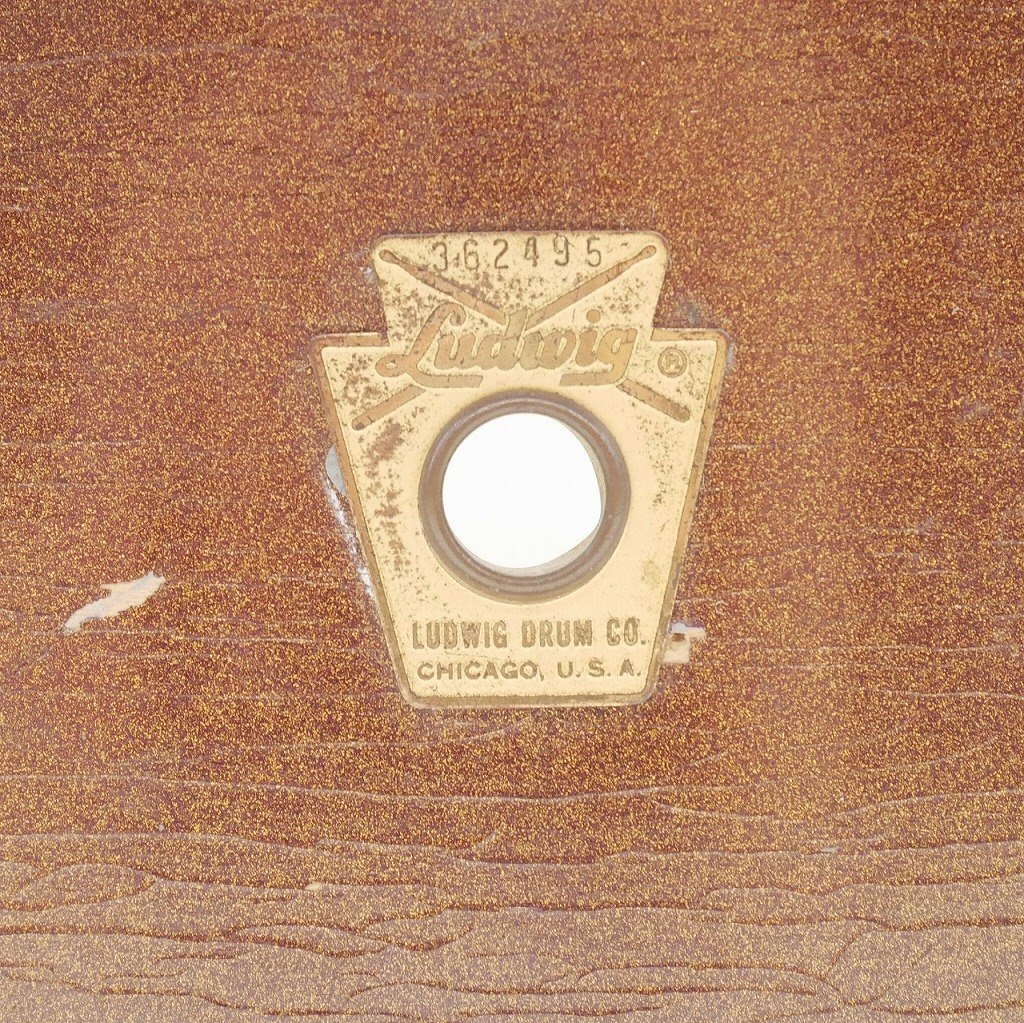  время ограничено распродажа la Dick Ludwig Vintage малый барабан 66 Ludwig Pioneer 14×5 empire copper lacquer
