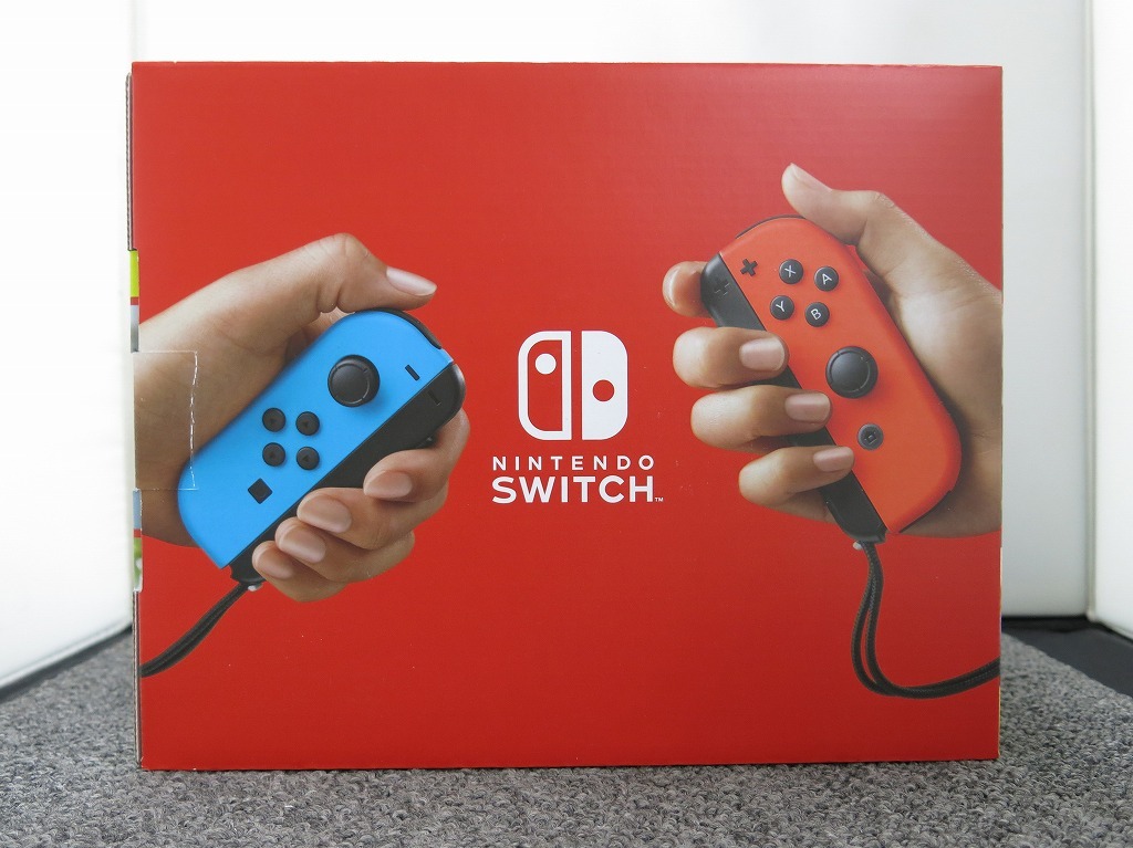 [ unused * unopened ] Nintendo Nintendo Switch Joy-Con (L) neon blue / (R) neon red HAD-S-KABAH