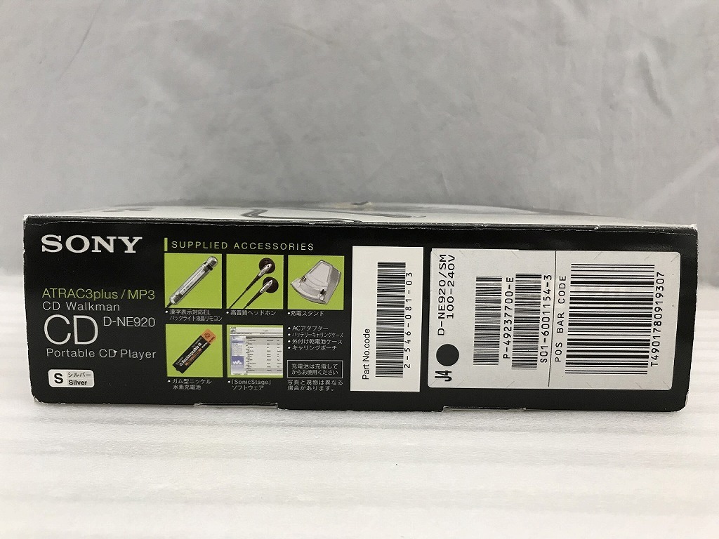  Sony SONY портативный CD плеер D-NE920
