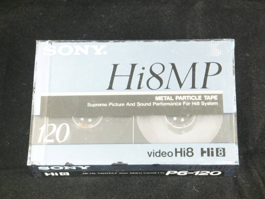 期間限定セール 【未使用】 ソニー SONY 【未開封】ＶideoＨi8カセットテープ P6-120HIMP SP120分／LP240分_画像1