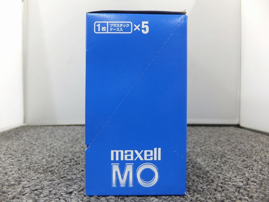  limited time sale [ unopened ]mak cell maxell data for 3.5 type MO 230MB Windows format MA-M230.WIN.B1P ×5 sheets pack 