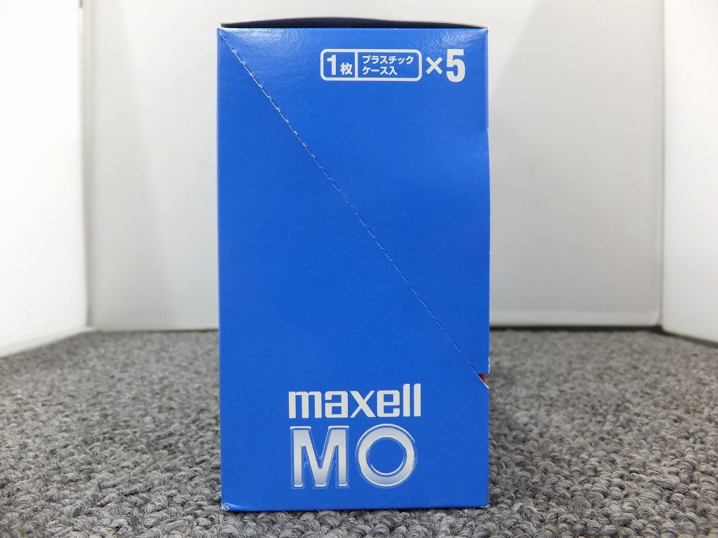  limited time sale [ unopened ]mak cell maxell data for 3.5 type MO 230MB Windows format MA-M230.WIN.B1P ×5 sheets pack 