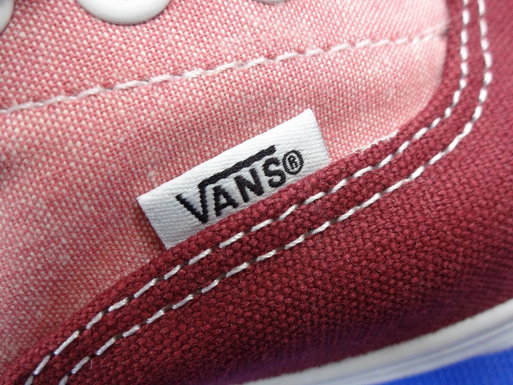  limited time sale [ unused ] Vans VANS VANS OF THE WALL 500714 red purple series bordeaux series 500714