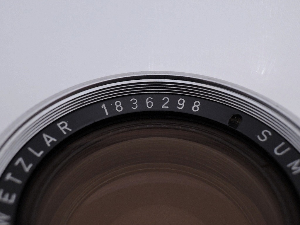 期間限定セール ライカ Leica Mマウントレンズ SUMMICRON 50mm F2 メガネ付き_画像10