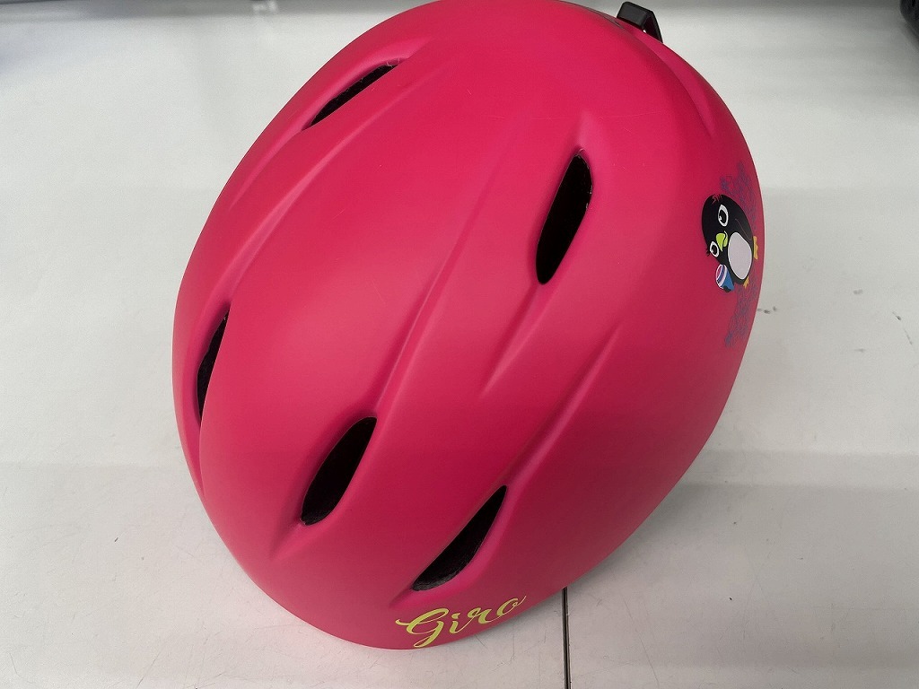 期間限定セール ジロ GIRO 【並品】ジュニアスノーヘルメット S52-55ｃｍ ピンク LAUNCH_画像1
