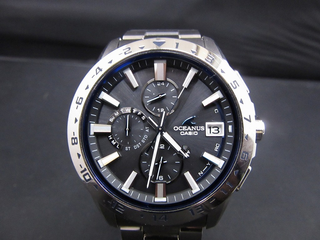 期間限定セール カシオオシアナス CASIO OCEANUS クラシックライン ソーラー腕時計 メンズ OCW-T3000_画像1