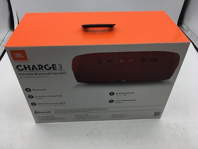 【未使用】 ジェービーエル JBL ワイヤレススピーカー CHARGE３_画像2