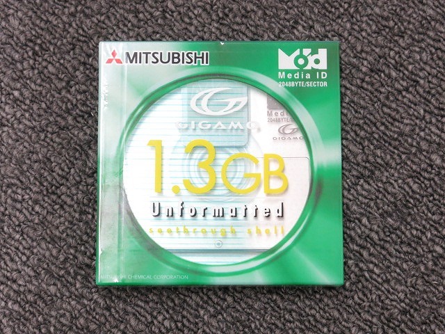  limited time sale [ unused ] Mitsubishi chemistry MITSUBISHI CHEMICAL [ unopened ]MO disk 1.3GB Anne format KID1G3U1S