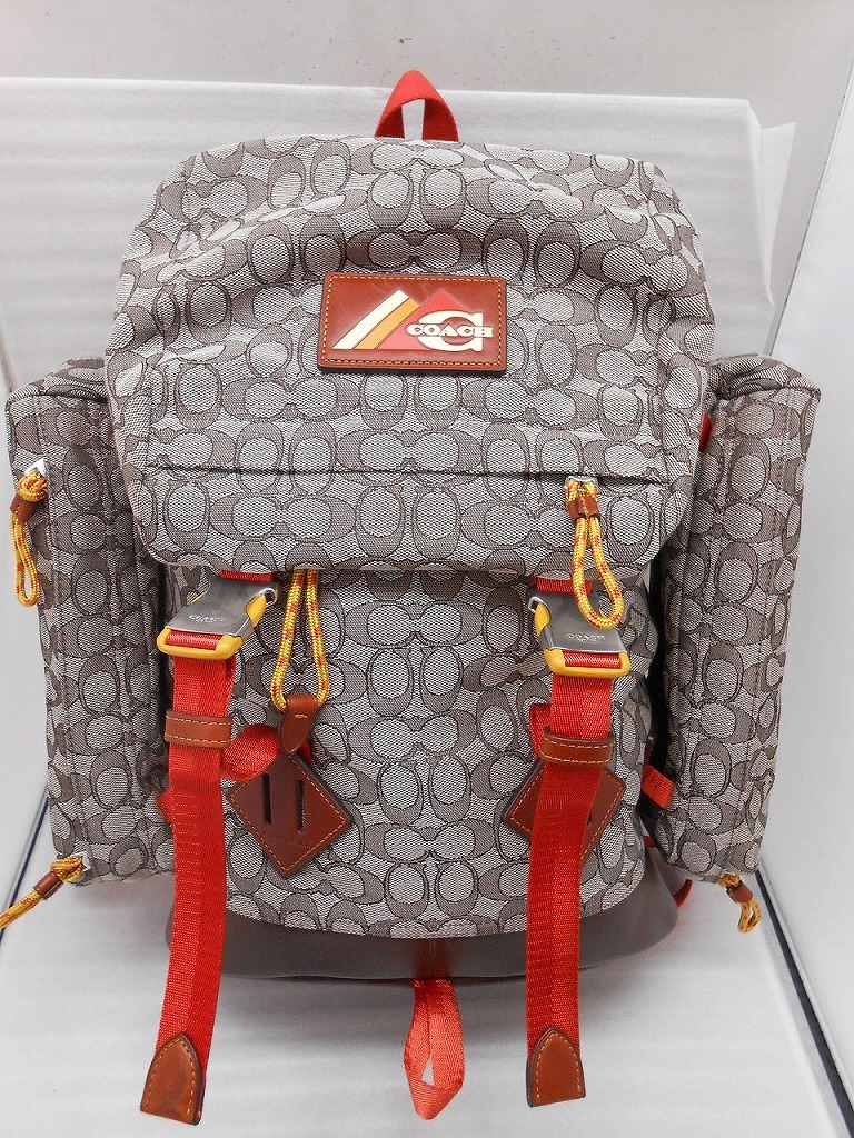 コーチ COACH ユーティリティバックパック シグネチャージャカード シグネチャー CH759_画像1