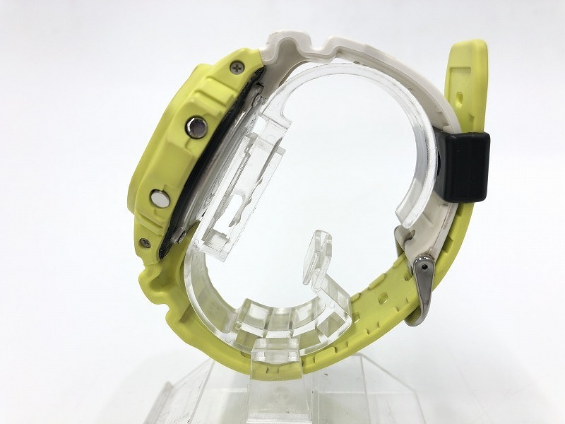 カシオ CASIO 腕時計 G-SHOCK ジーショック クォーツ式 デジタル ユニセックス イエロー系 DW-5600TGA_画像4