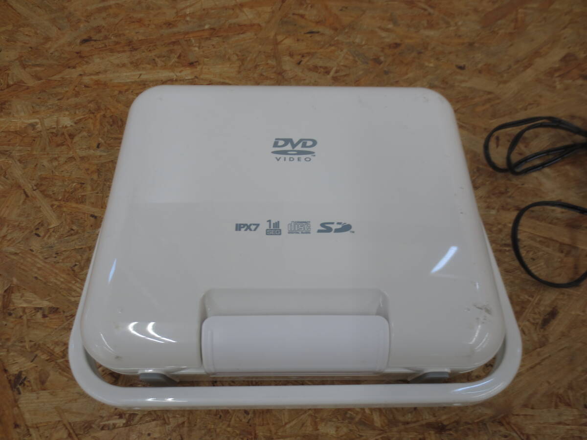 160-A⑤564 ポータブル防水DVDプレーヤー 商品コード：VD-J719P TWINBIRD_画像3