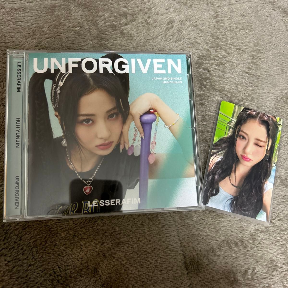 LE SSERAFIM JAPAN 2ND SINGLE UNFORGIVEN ユンジン CD