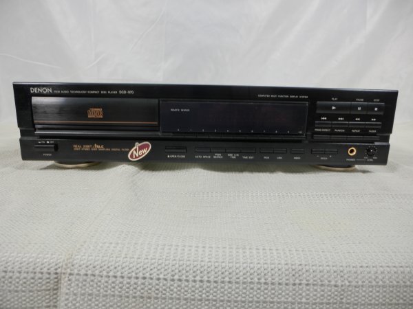 [ used present condition goods * electrification verification settled ] DENON CD player DCD-970 operation not yet verification PCM audio body only remote control none Denon 1FA-T100-5MA659