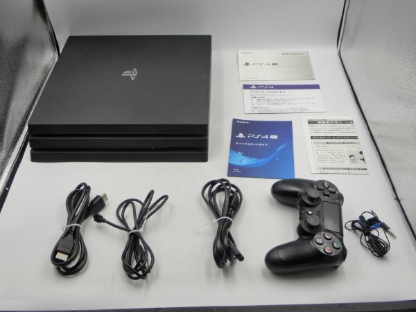 [ used present condition goods * junk ]SONY Sony PS4 Pro body set 1TB black PlayStation4 CUH-7200B the first period . settled HDD defect 1FA3-T120-5MA713