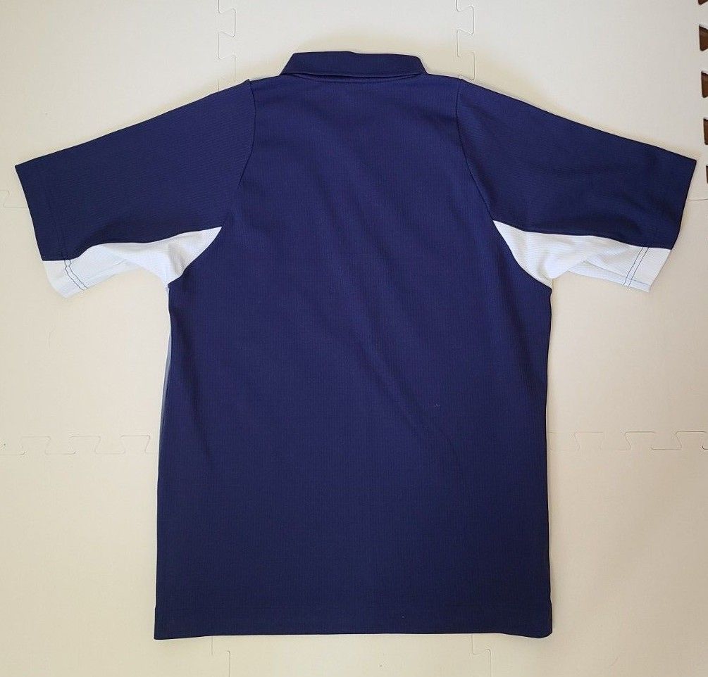 mizuno　ミズノ　メンズ　半袖ポロシャツ　スポーツウェア　JASPOSSサイズ(160cm相当)　新品、未使用品　ネイビー
