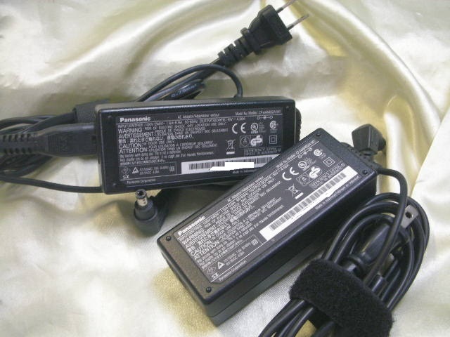 *Panasonic Let\'s note for! original adaptor ×2 piece set!CF-AA6402A M1!(I-3302)[ click post 185 jpy postage ]*