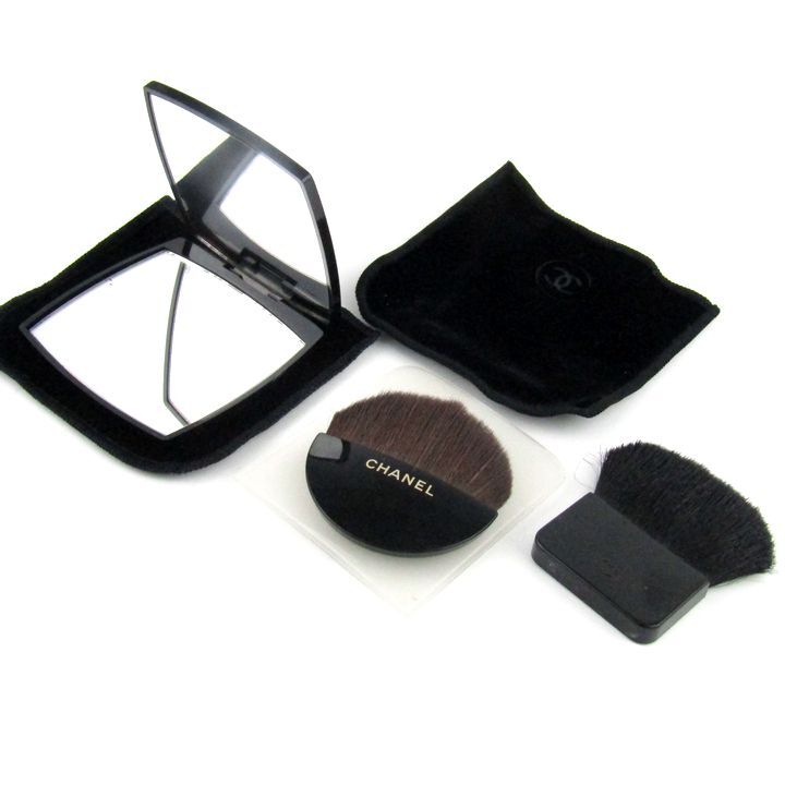  Chanel compact зеркало / макияж щетка 4 позиций комплект совместно инструменты для макияжа косметика кисть PO женский CHANEL