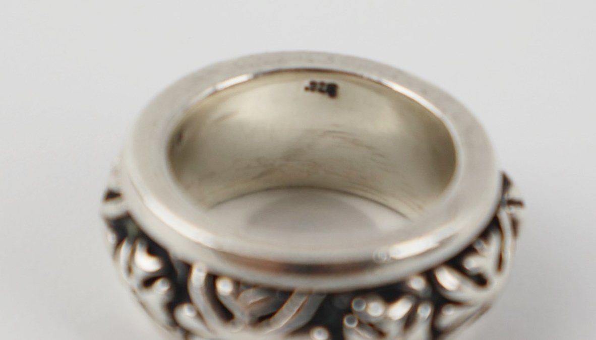 A&Ge- and ji-SV925 кольцо кольцо примерно 21 номер 26.8g
