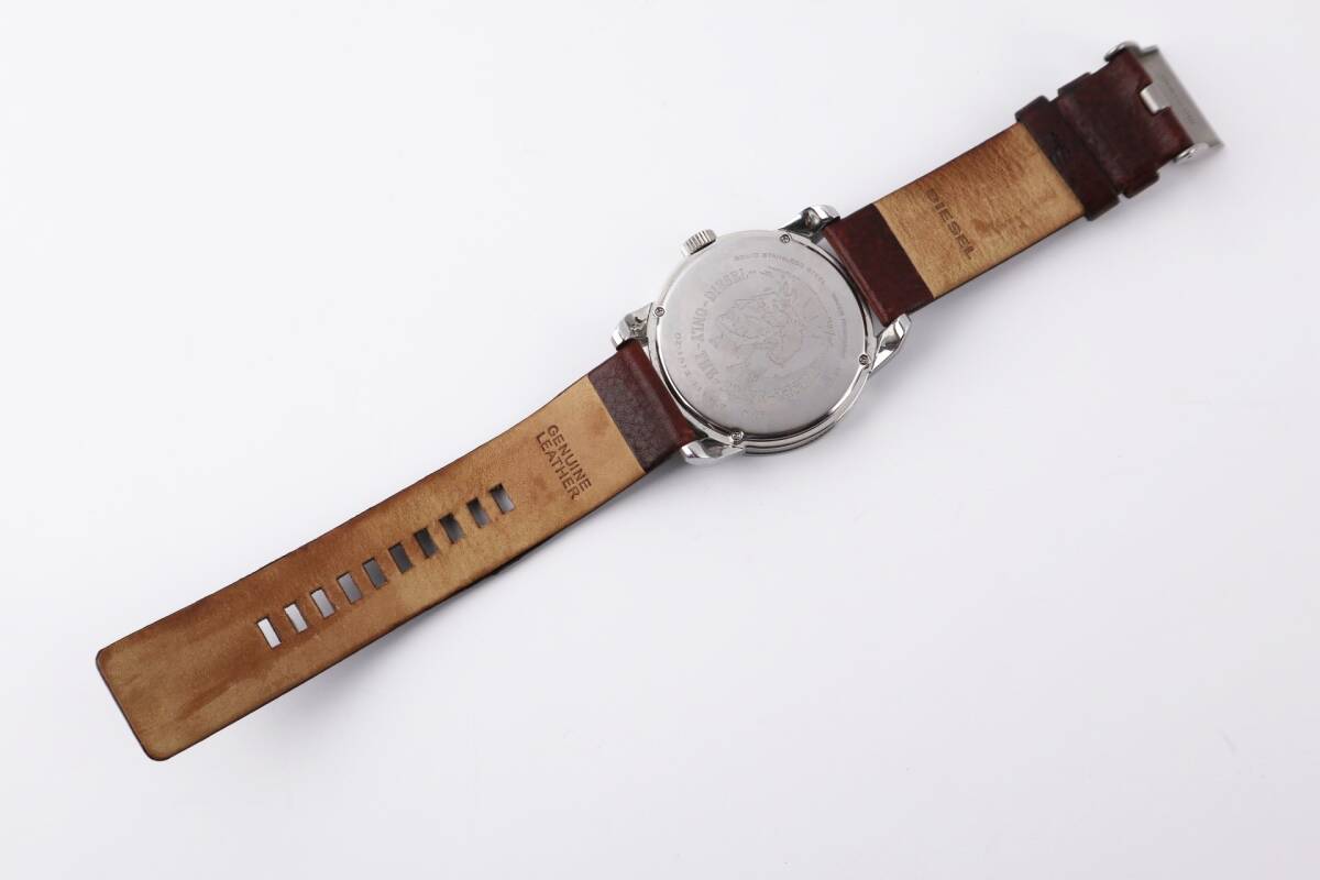 ディーゼル DIESEL メンズ腕時計 DZ-1512 クォーツ 青文字盤 電池交換済み 稼働品の画像7