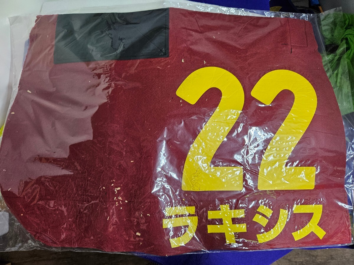 G1馬 ラキシス 実使用 調教ゼッケン 競馬 ウマ娘 ディープ G1馬 ラキシス 実使用 調教ゼッケン 競馬 ウマ娘 ディープ