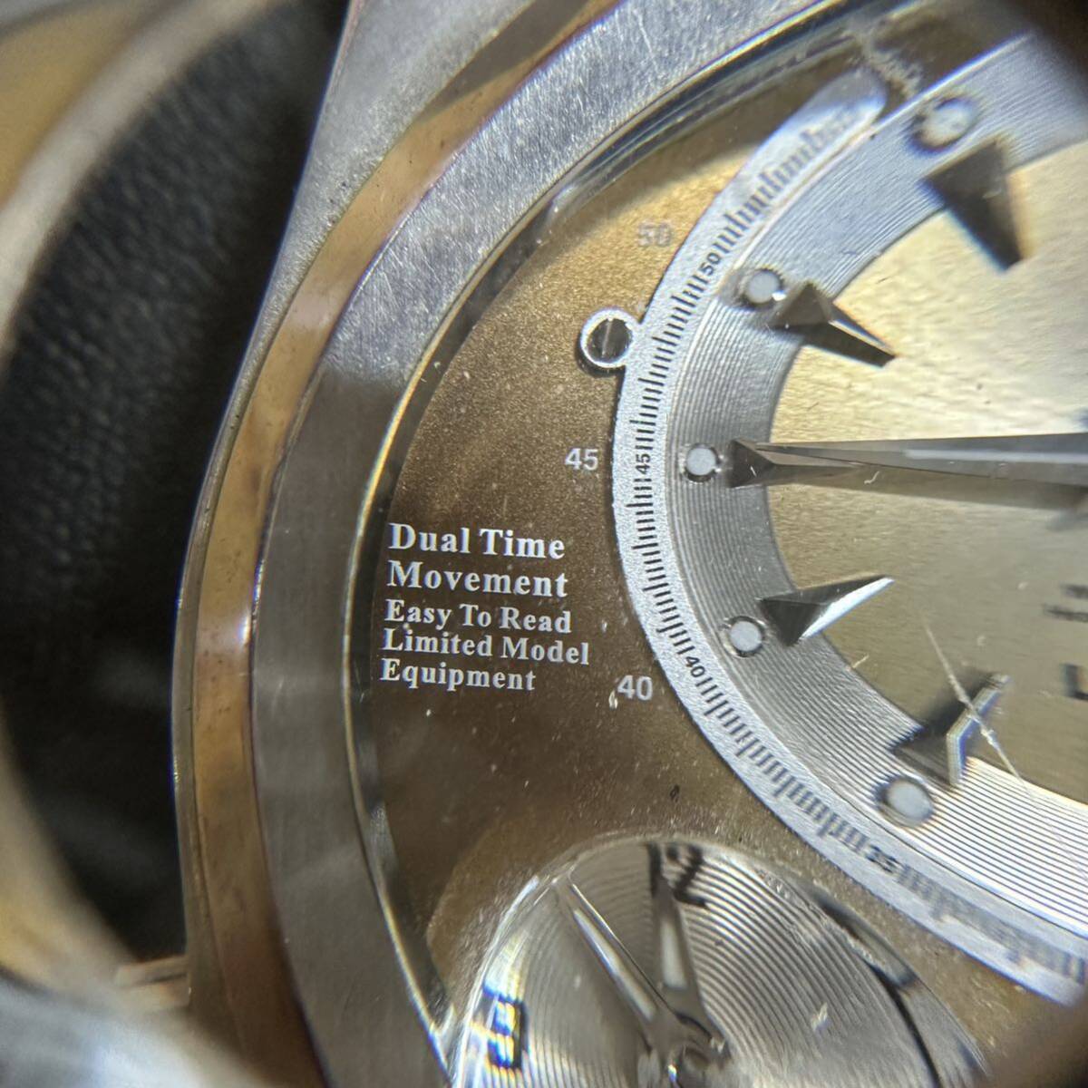 Metro メトロ Dual Time Movement SCOTT LIMITED MODEL腕時計 時計 手巻き メンズ 装飾小物 中古品の画像4