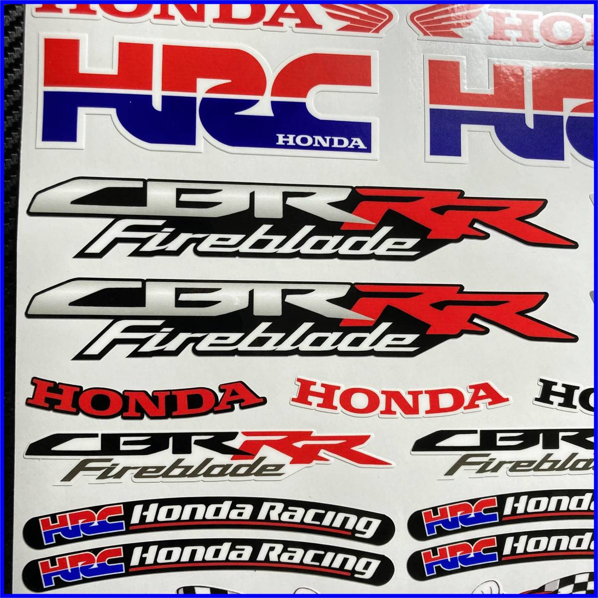 HONDA HRCレーシング Woodpecker ステッカー CBR600RR CBR1000RR S307