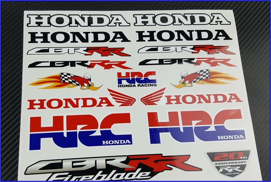 HONDA HRCレーシング Woodpecker ステッカー CBR600RR CBR1000RR S307