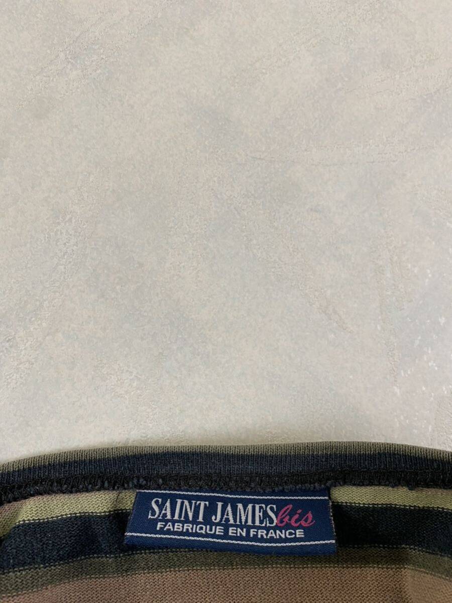 SAINT JAMES bis バスクシャツ サイズ表記不明 レディース ボーダー カットソー セントジェームス ウェッソン_画像4
