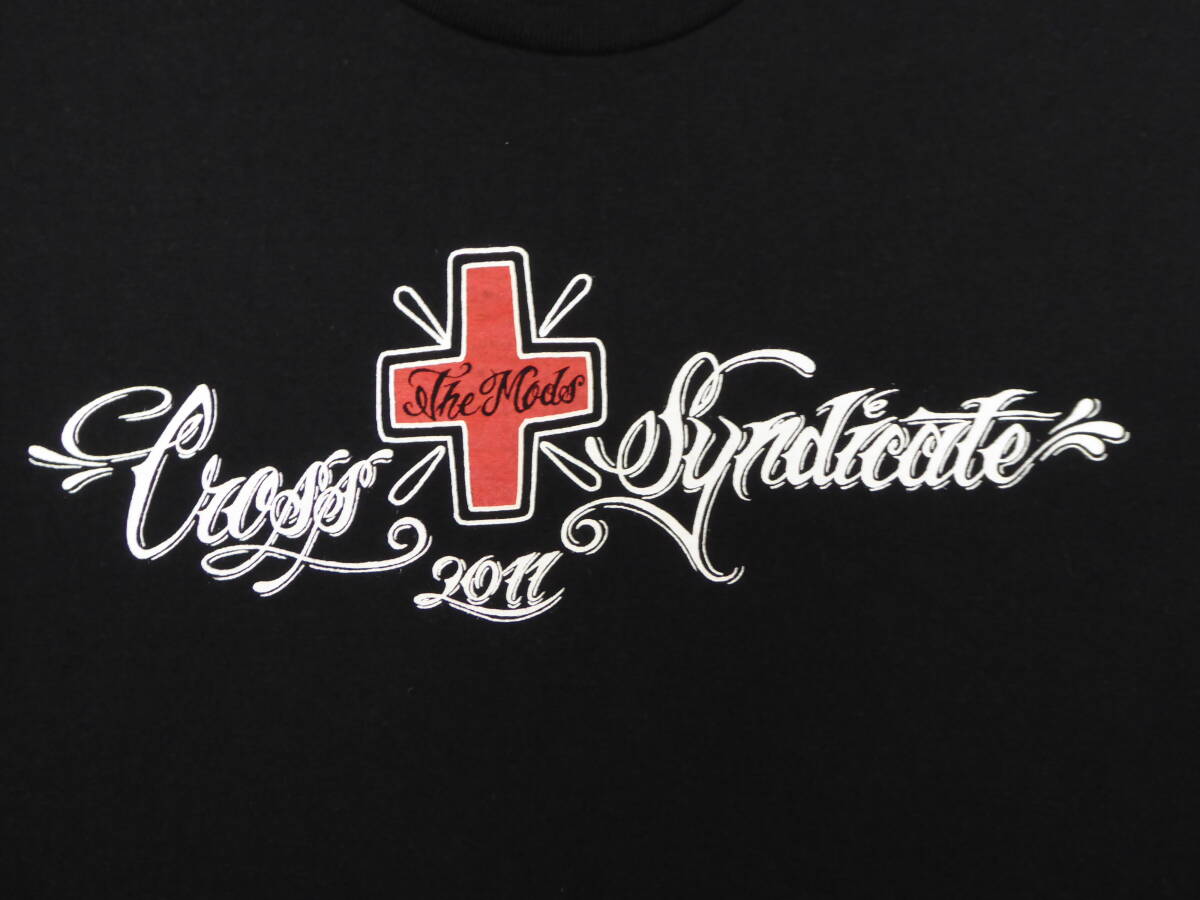 レア THE MODS/ザ モッズ/CROSS SYNDICATE TOUR Tシャツ 黒 M レア THE MODS/ザ モッズ/CROSS SYNDICATE TOUR Tシャツ 黒 M