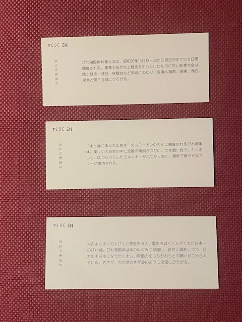 びわこ国体記念入場券　(管理番号29-25)_画像2