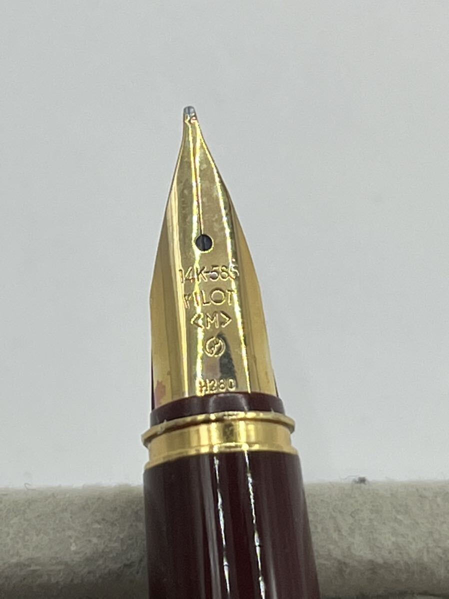 パイロット 万年筆 2本PILOT ペン先 14k.18kゴールド の画像2