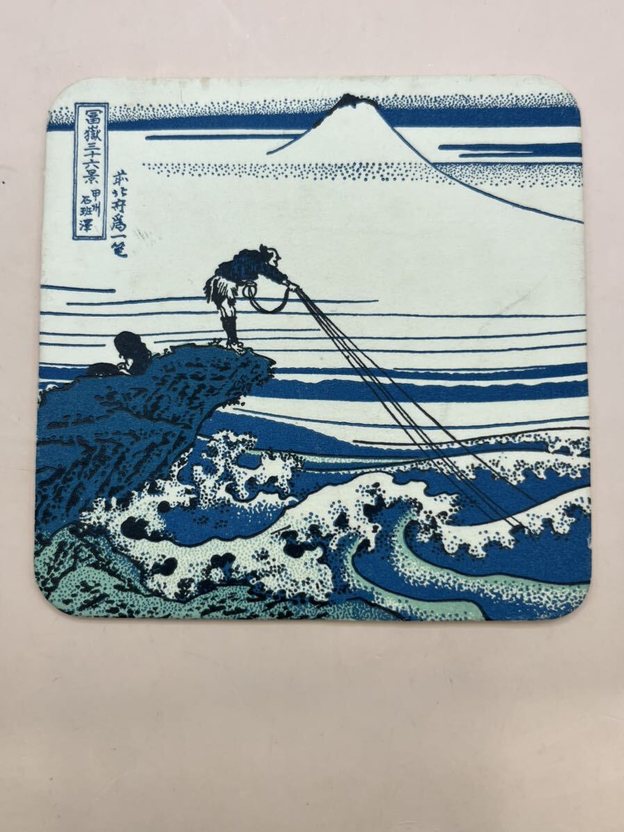 浮世絵、富嶽三十六景などコースター 厚紙_画像3