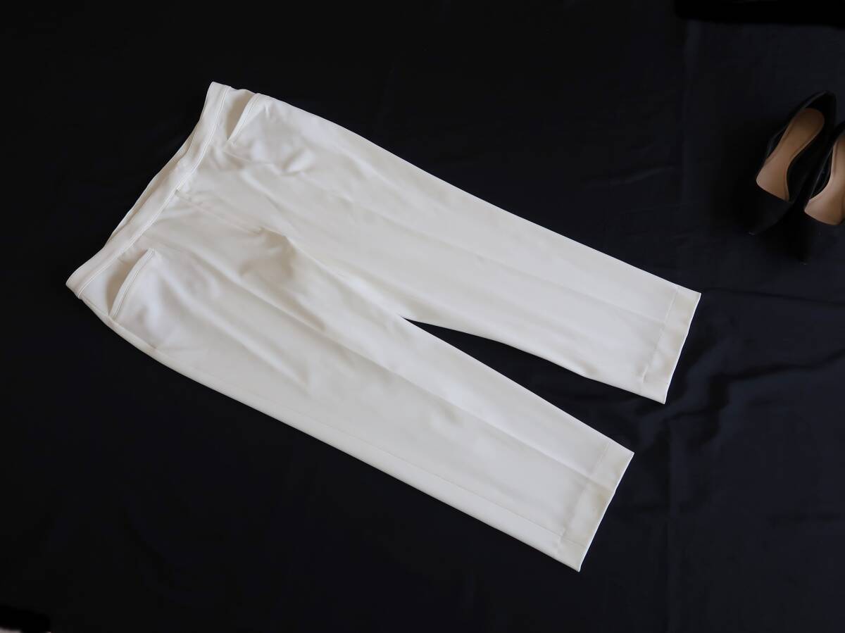  beautiful goods # Leilian /LeiLian* large size 15+# lavatory OK* stretch tapered pants # white # regular price 3.6 ten thousand 